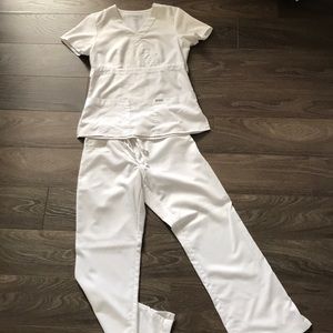Grey’s Anatomy white marching scrub set S/XS